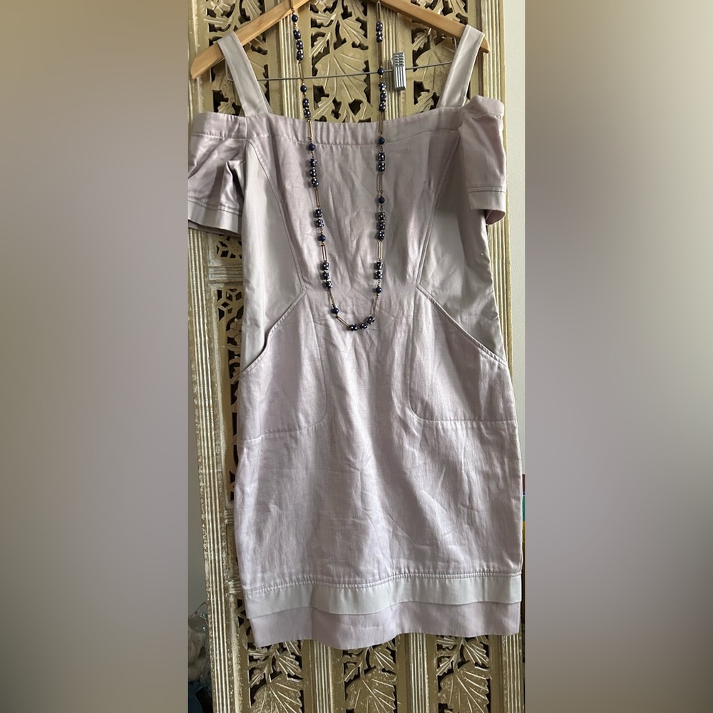 Hilton Hollis Dress - NWT Sz 4 Lilac Dress off shoulder $665 summer party dress